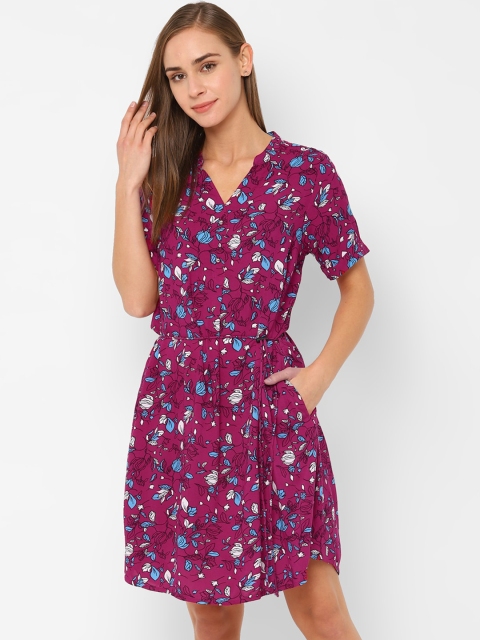 

Allen Solly Woman Purple Floral Dress
