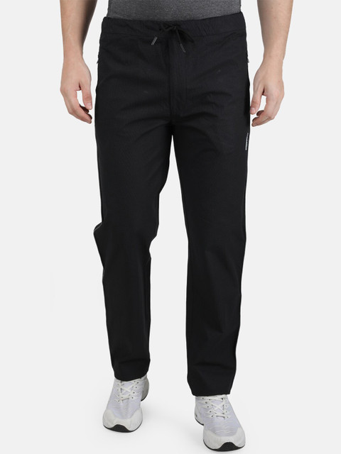 

Monte Carlo Men Black Solid Track Pants