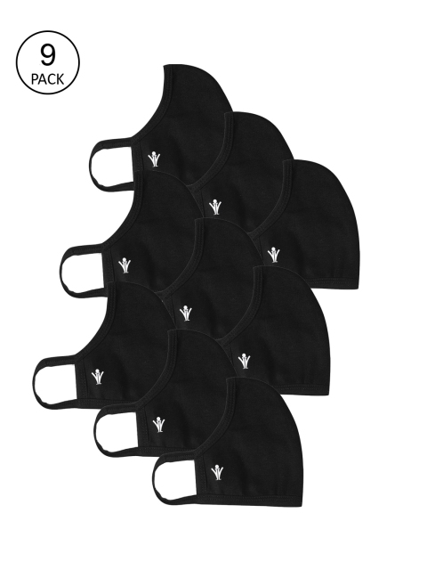 

Ramraj Unisex Pack of 9 Assorted 3-Ply Cloth Face Masks