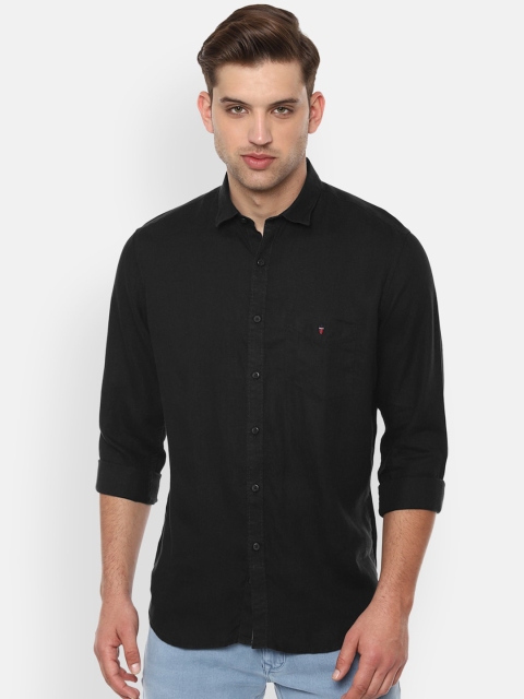 

Louis Philippe Sport Men Black Linen Slim Fit Solid Casual Shirt