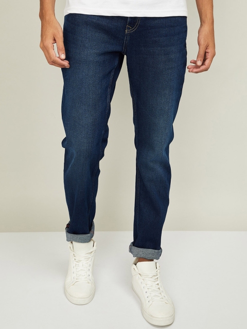 

Forca by Lifestyle Men Blue Slim Fit Light Fade Jeans
