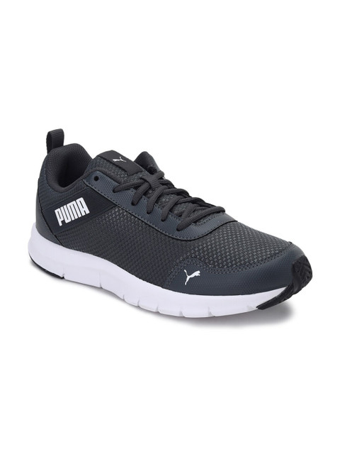 

Puma Men Grey Textile Running Shoes
