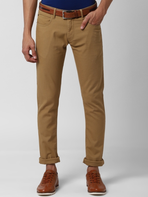 

Peter England Casuals Men Brown Skinny Fit Solid Chinos