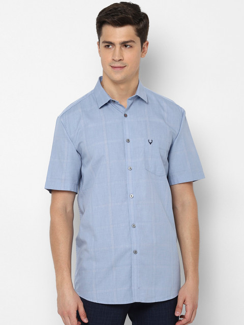 

Allen Solly Men Blue Slim Fit Printed Casual Shirt