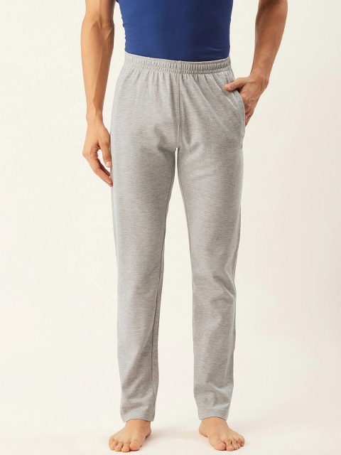 

Sweet Dreams Men Grey Melange Solid Lounge Pants