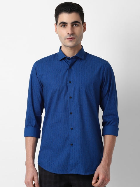 

Louis Philippe Sport Men Blue Slim Fit Printed Casual Shirt