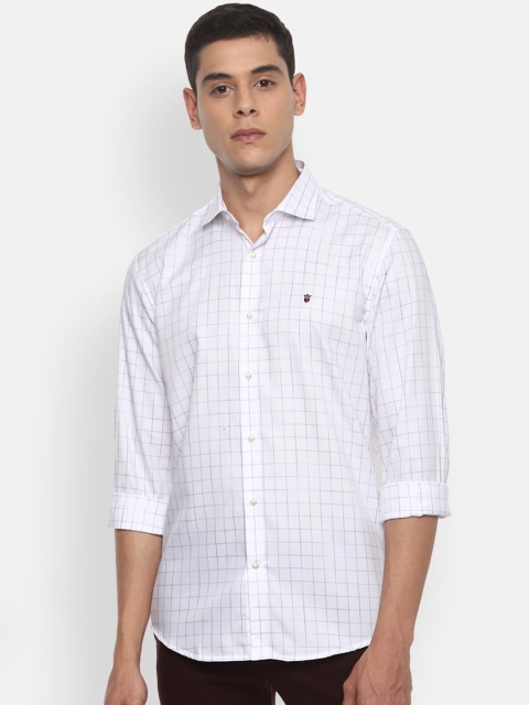 

Louis Philippe Sport Men White Slim Fit Checked Casual Shirt
