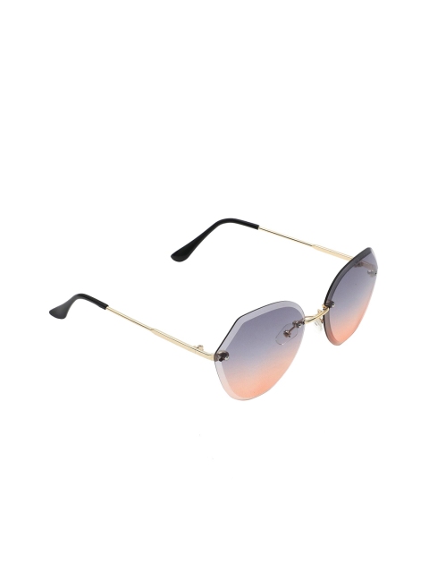 

Floyd Women Grey Lens & Gold-Toned Oval Sunglasses with UV Protected Lens RL1
