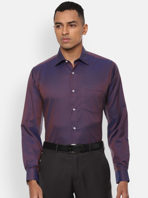 

Van Heusen Men Purple Regular Fit Solid Formal Shirt