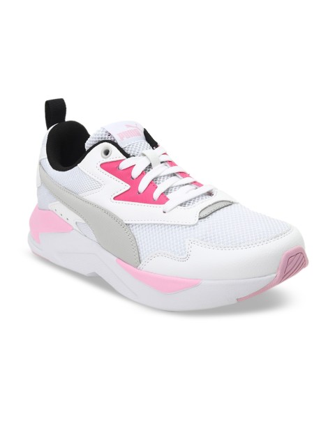 

Puma Unisex Kids White Colourblocked X-Ray Lite SoftFoam Sneakers