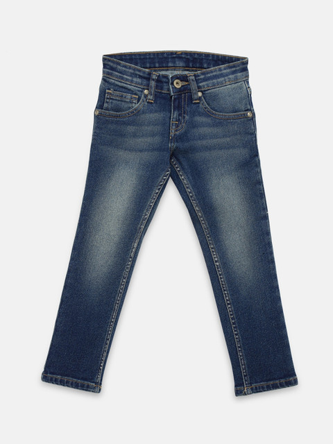 

Pepe Jeans Boys Blue Slim Fit Heavy Fade Stretchable Jeans