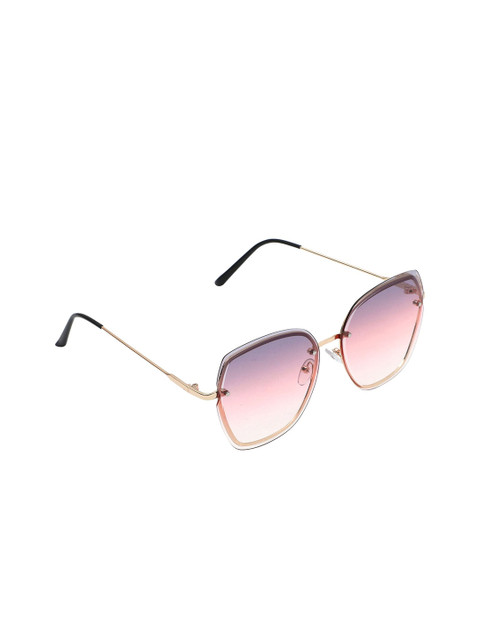

Floyd Women Blue UV Protected Lens & Gold-Toned Oversized Sunglass RL4 GOLD RAINB, Pink