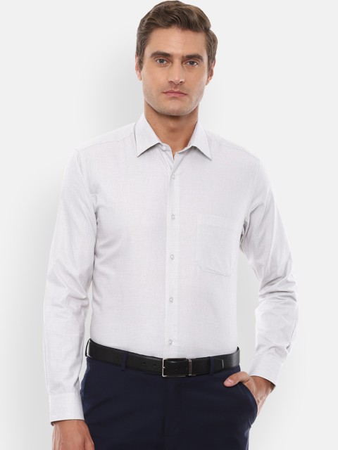 

Louis Philippe Men Grey Slim Fit Printed Casual Shirt
