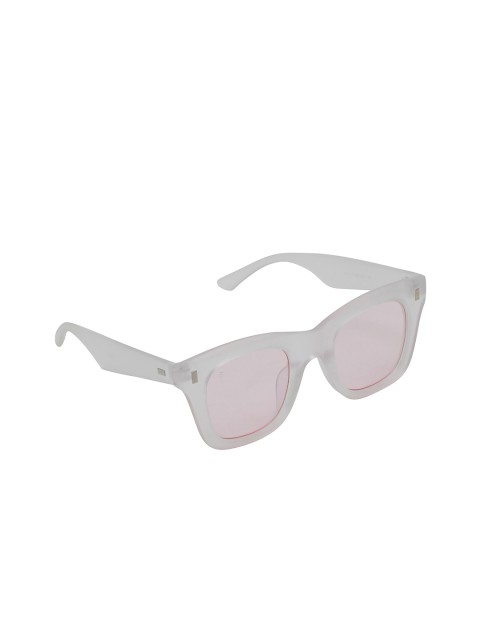 

Floyd Unisex Pink Lens & White Wayfarer Sunglasses with UV Protected Lens 218