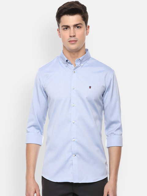 

Louis Philippe Sport Men Blue Slim Fit Solid Pure Cotton Casual Shirt