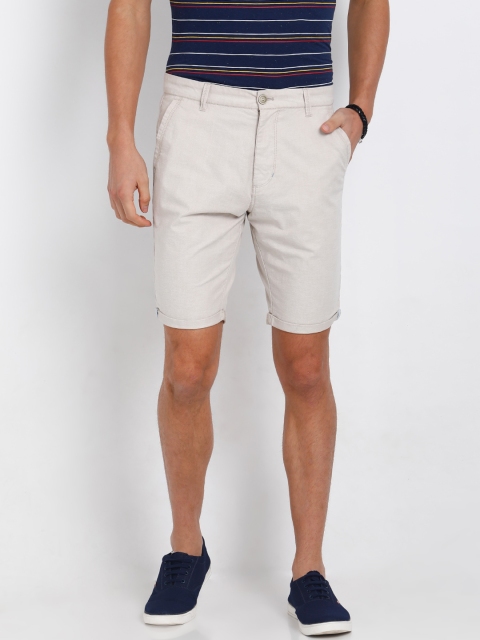 

t-base Men Grey Solid Regular Fit Regular Shorts