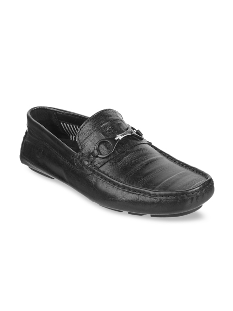 

Mochi Men Black Leather Loafers