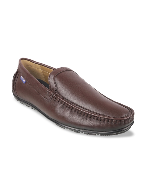 

Mochi Men Brown Leather Loafers