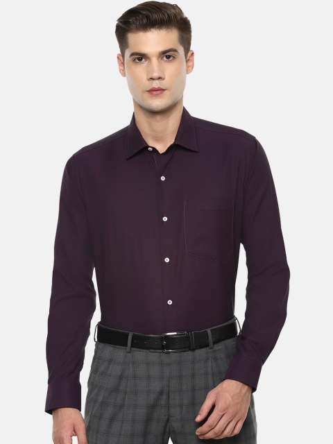 

Van Heusen Men Purple Regular Fit Solid Formal Shirt