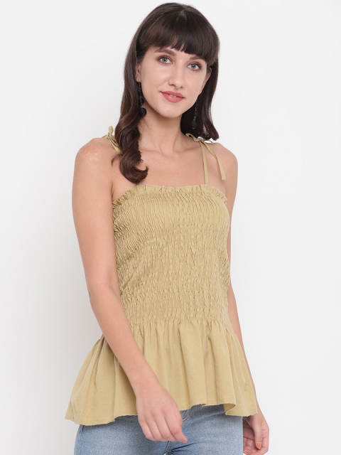 

Aawari Beige Peplum Top