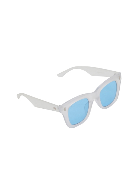 

Floyd Unisex Blue Lens & White Wayfarer Sunglasses 218 WHITE BLU
