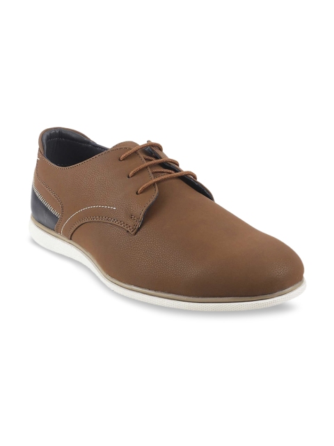 

Mochi Men Tan Colourblocked Derbys