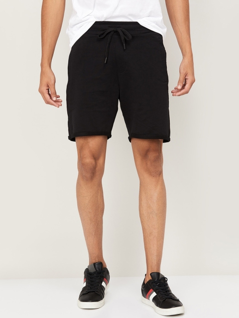 

Forca Men Black Solid Regular Fit Shorts
