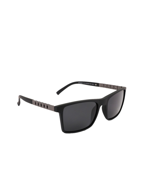 

MARC LOUIS Unisex Grey Polarised Lens & Black Rectangle Sunglasses PP98867