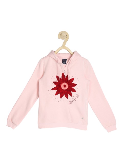 

Allen Solly Junior Girls Pink Embroidered Sweatshirt