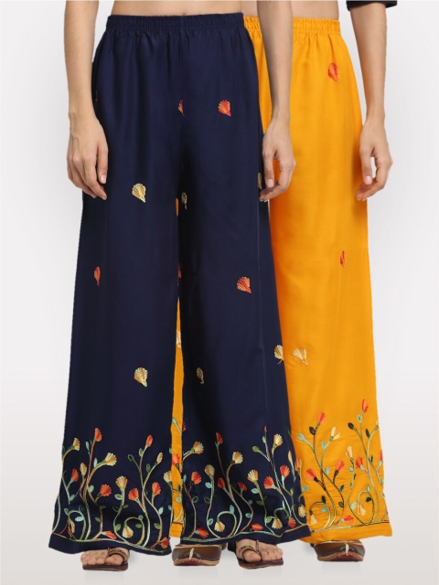 

NEUDIS Women Yellow Embroidered