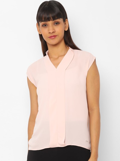 

Allen Solly Woman Pink Regular Top