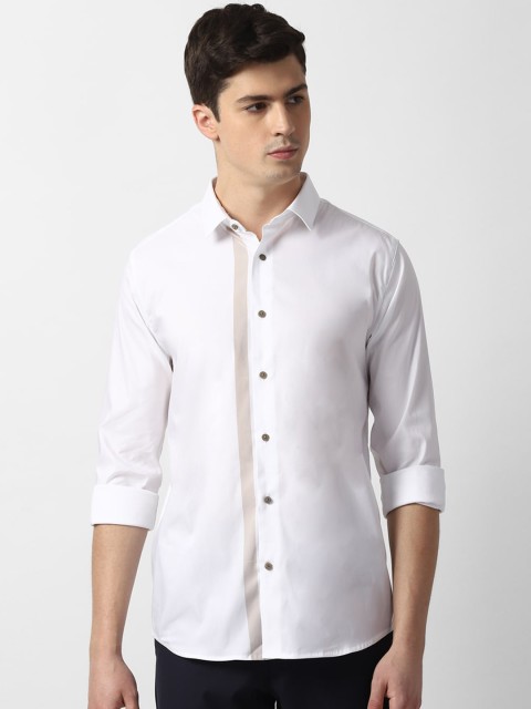 

Louis Philippe Sport Men White Slim Fit Solid Casual Shirt