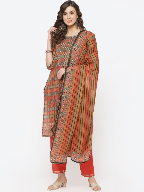 

Biba Black Printed Unstitched Dress Material