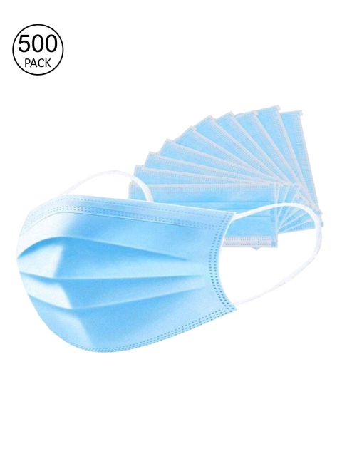 

Status Unisex Pack of 500 3-Ply Disposable Surgical Masks, Blue