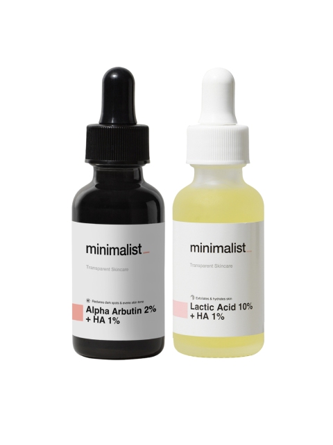 

Minimalist Set of Anti Pigmentation & Spots Removal Night Serums, Black