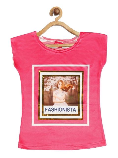 

Tiny Girl Pink Regular Top