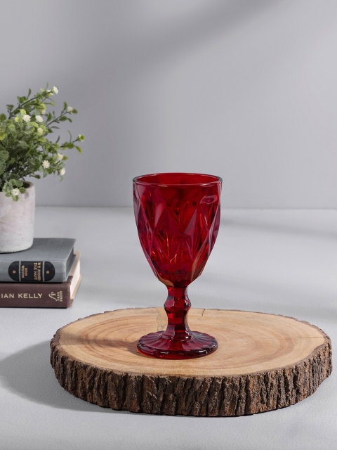 

Pure Home and Living Set Of 6 Red Wine Glass Goblets