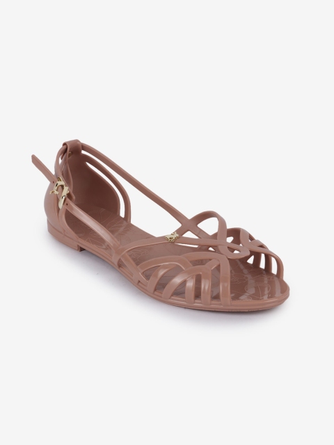 

Jelly Bunny Women Brown Open Toe Flats