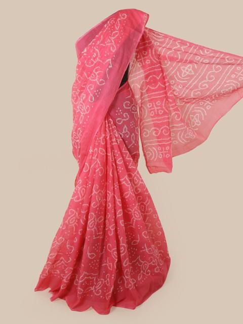 

Pothys Pink Checked Saree