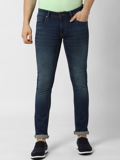 

Peter England Casuals Men Navy Blue Skinny Fit Light Fade Stretchable Jeans