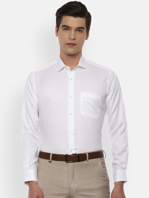 

Van Heusen Men White Solid Regular Fit Formal Shirt