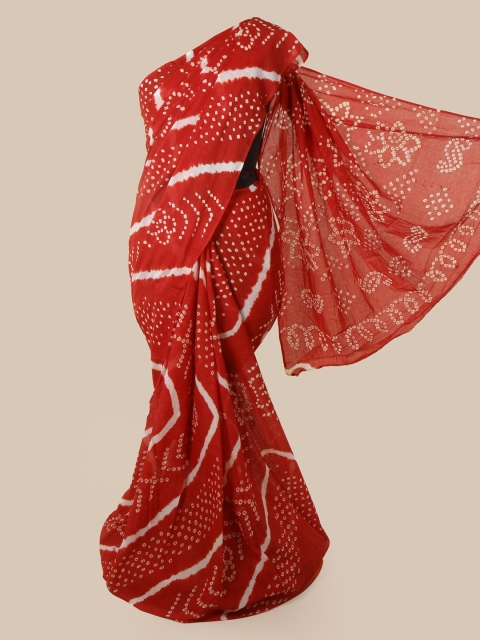 

Pothys Red Printed Saree
