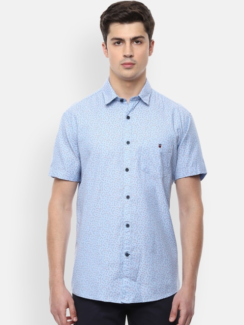 

Louis Philippe Sport Men Blue Slim Fit Printed Casual Shirt