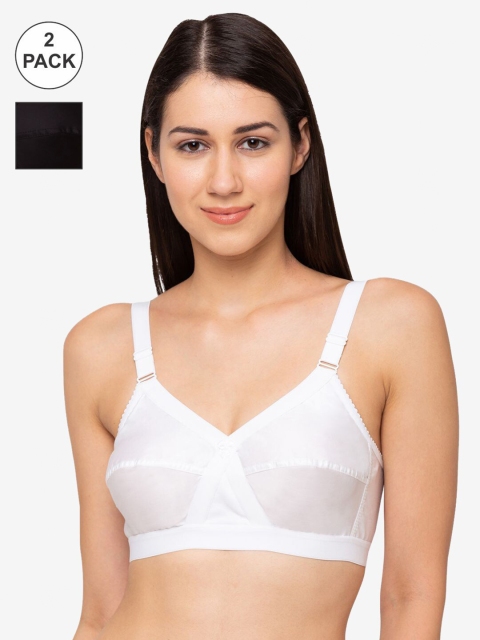 

Juliet Women White Solid Non Padded Bra