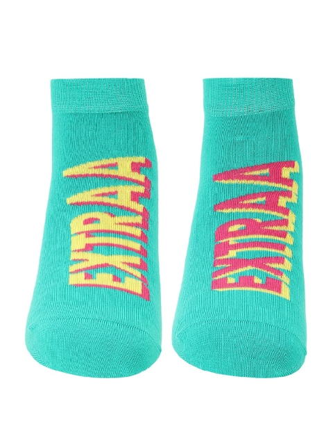

Soxytoes Blue & Pink Patterned Ankle-Length Casual Socks