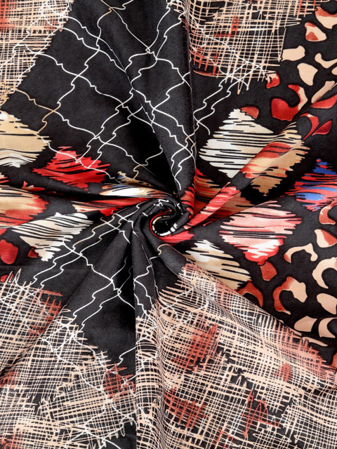 

KLOTTHE Multi Geometric Cotton 2 Single Bedsheet with 2 Pillow Covers