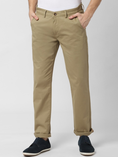 

Peter England Casuals Men Beige Skinny Fit Solid Chinos