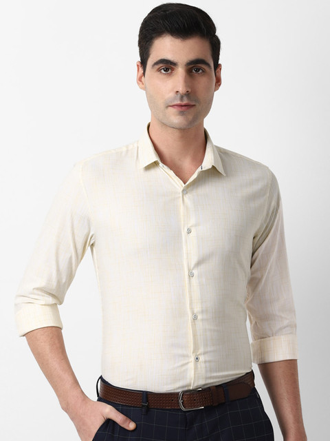 

Louis Philippe Sport Men Yellow Slim Fit Solid Casual Shirt