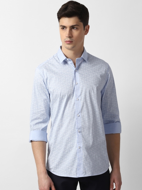 

Louis Philippe Sport Men Blue Slim Fit Printed Casual Shirt
