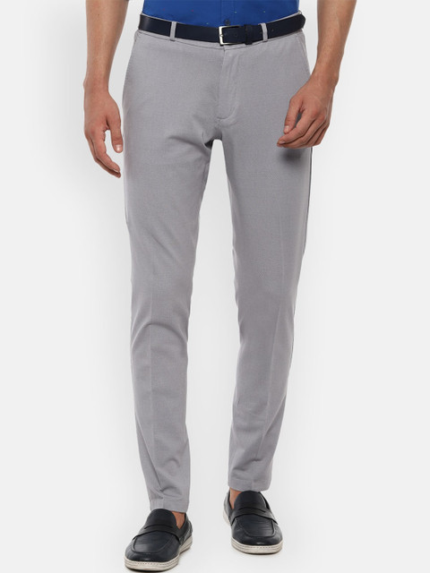 

Louis Philippe Sport Men Grey Slim Fit Solid Regular Trousers